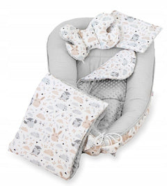 Baby 6pc Double-sided soft infant Cocoon Forest Friends - MyHappy Baby