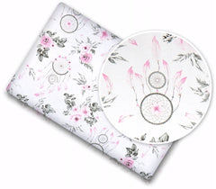Baby Fitted Toddler Bed Sheet Printed 100% Cotton Mattress 160X80cm Dream Catcher - MyHappy Baby