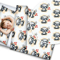 Baby 4Pc Bedding Set Pillow Duvet Quilt Fit Cotbed 140X70cm Music Panda