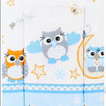Baby 100% cotton changing mat child toddler Owls Moon blue