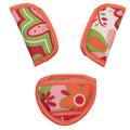 Baby Crotch Straps Pad Car Seat Belt Cover Harness Pink Flowers