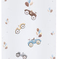Baby Changing Mat Padded Soft Base 70x50cm Waterproof Raised Edges Retro Cars