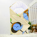 Baby Swaddle Wrap Newborn Bedding Blanket 100% Cotton Sleeping Bag Jungle