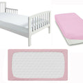 Super soft fitted sheet jersey stretchy cotton fit Junior bed 160/80cm Pink
