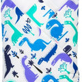 Baby Swaddle Wrap Newborn Bedding Blanket 100% Cotton Sleeping Bag Dinosaurs Blue