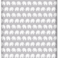 Baby Fitted Junior Bed Sheet Printed 100% Cotton Mattress 160X70cm Elephants Grey