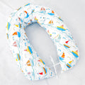 Large Brestfeeding Pillow Cover Baby Pregnancy 170cm Boats