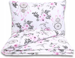5Pc Bedding Set Nursery Pillow Duvet Bumper Fit Cot 120x60cm Dream Catcher - MyHappy Baby