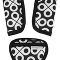 Baby Crotch Straps Pad Car Seat Belt Cover Harness White Clovers