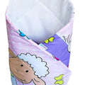 Baby Swaddle Wrap Newborn Bedding Blanket 100% Cotton Sleeping Bag Sheep Pink