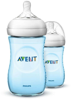 Philips Avent Baby Feeding Natural 260Ml/9Oz Bottle X2 Blue - MyHappy Baby