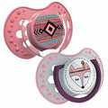 2 Pcs Baby Soother Dynamic Pacifier Dummy Teat Lovi Safe Glow In The Dark 18+ Indian Summer