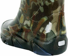 Wellies Kids Rain Snow Boots Removable Inner Lining Socks Wellington Brown Lava - MyHappy Baby