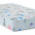 100% cotton fitted sheet printed design for baby crib 90x40cm Mama bear