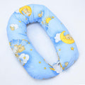 Large Brestfeeding Pillow Cover Baby Pregnancy 170cm Ladder Blue