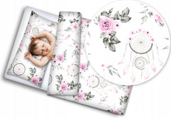 10Pc Baby Bedding Set 100% Cotton Fit Cot 120x60cm Dream Catcher - MyHappy Baby