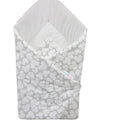 Baby Swaddle Wrap Newborn Bedding Blanket 100% Cotton Sleeping Bag Mouse Grey