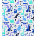 Baby 100% cotton changing mat child toddler Dinosaurs Blue
