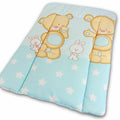 Baby 100% cotton changing mat child toddler Bear Bunny blue
