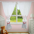 Nursery Curtains for Babies & Toddler's Bedroom Zoo red