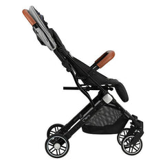 Baby Stroller Lightweight Maneuverable Folded Pushchair Buggy Momi Estelle Grey - MyHappy Baby