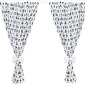 Nursery Curtains for Babies & Toddler's Bedroom Black cat