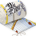 Baby Padded Bumper 100% Cotton To Fit Crib All Round 260cm Safari Blue