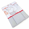 Baby 100% cotton changing mat child toddler Zoo red