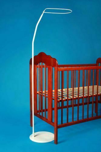 Canopy holder mosquito rod bar clamp pole FREE-STANDING for cot/cot bed