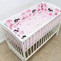 Baby 3Pc Bedding Set Pillow Duvet Bumper All-Round Fit Cotbed 140X70cm Ballerina Pink