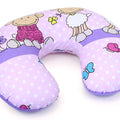 Baby feeding pillow + removable cover cotton newborn maternity Sheep pink