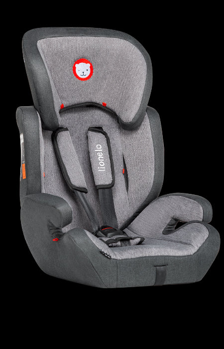 Child Car Seat Kids Support Baby Toddler Safety Booster 9-36Kg Levi Plus Lionelo Modern Grey