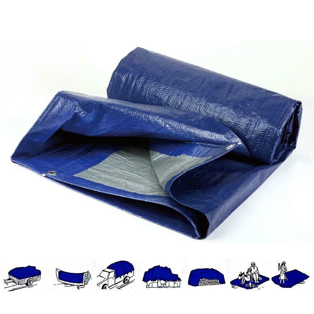 Outdoor Tarpaulin MAT Waterproof Sheets Cover Swimming Pool Up to 12FT 4x4m