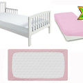 2-pack soft fitted sheet jersey stretchy cotton fit Junior bed 160/80cm Pink