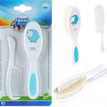 Hair Brush And Comb Canpol Grooming Set Soft Gentle 2 In 1 Blue Sheep