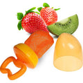 Baby Food Teether Canpol Cap Feeder Fruit Vegetable Safe Silicone Net Orange