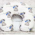 Cover For Feeding Pillow Baby Nursing Breastfeeding Teddy Boy White