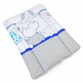 Baby 100% cotton changing mat child toddler Zoo blue