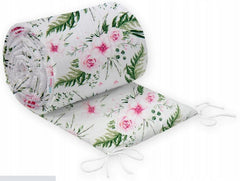 Baby Bedding Set 10Pc Fit Cot Bed 140x70cm - Garden Flowers - MyHappy Baby