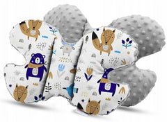 Baby 6pc Double-sided soft infant Cocoon Boho Navy / Small Dots - MyHappy Baby