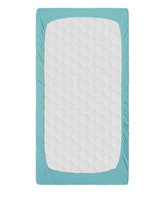Super soft fitted sheet jersey stretchy cotton fit Crib/Cradle 90x40 Blue - MyHappy Baby