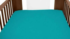 Terry Towelling Fitted Sheet 120x60 Nursery Baby Cot/ Cotbed/ Frotte Turquoise - MyHappy Baby