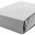Terry Towelling Fitted Sheet 90X40cm Nursery Baby Crib/Cradle/ Soft/ Frotte Light Grey