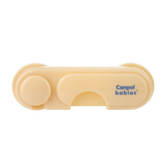 Safety Lock Canpol Adhesive Child Baby Cabinet Door Fridge Drawer Cupboard Cream - MyHappy Baby
