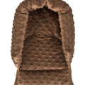 Baby Head Car Seat Rest Cushion Toddler Child Support Pillow Dimple Brown