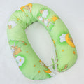 Large Brestfeeding Pillow Cover Baby Pregnancy 170cm Ladder Green