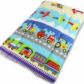 Baby 100% cotton changing mat child toddler Trucks