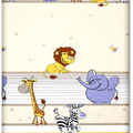 Baby Fitted Toddler Bed Sheet Printed 100% Cotton Mattress 160X80cm Safari Beige