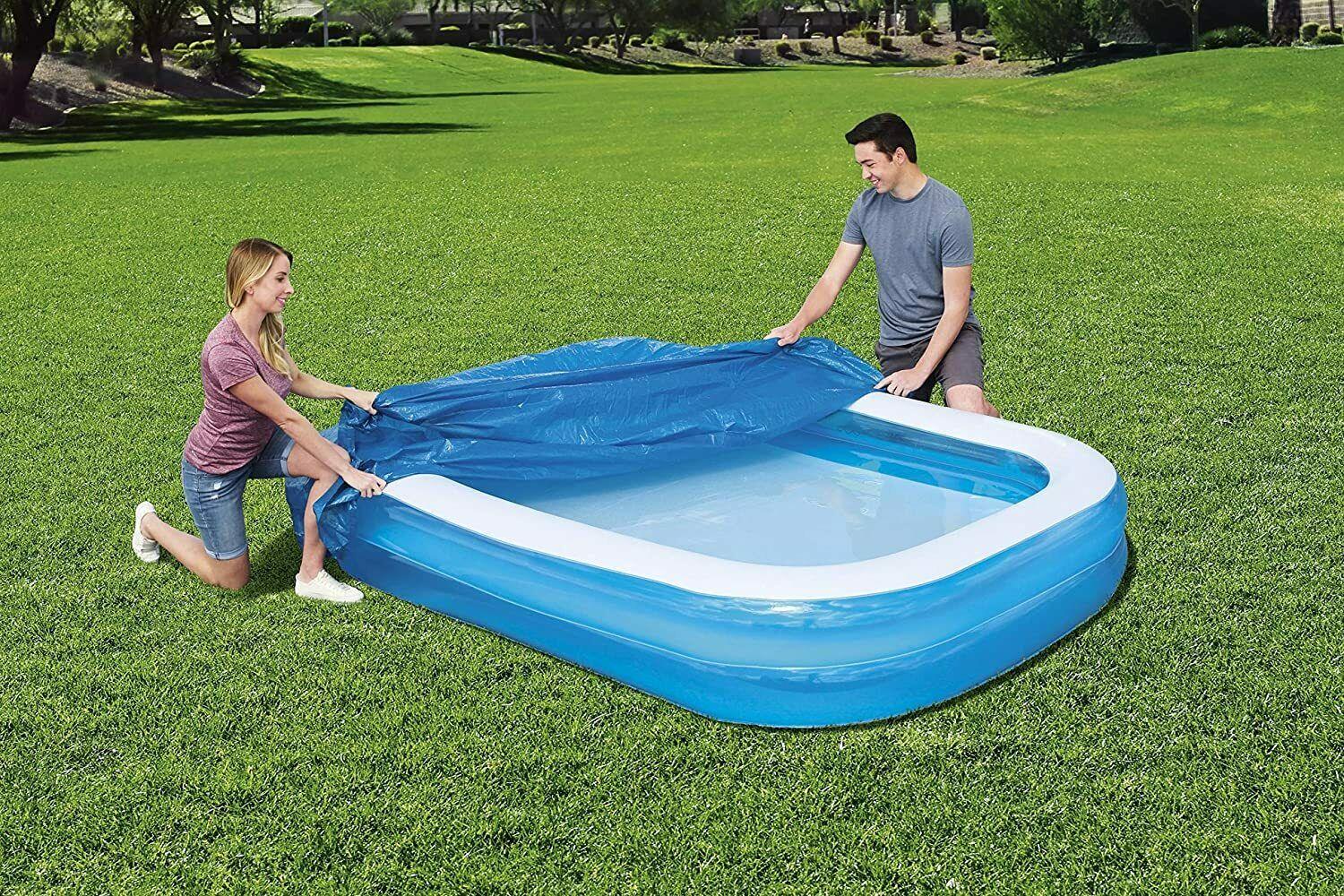 Bestway 305X183X56 cm Swimmimg Pool Cover With Rubber Bands