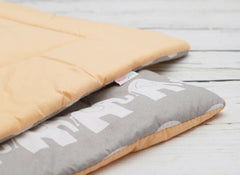 Teepee floor Double sided Cotton Padded Baby Kids Play Mat Happy savannah - MyHappy Baby